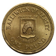 1 Pound - Elizabeth II St. Brelade, United Kingdom, 1984 reverse image