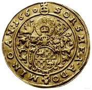 1 Ducat - Georg III Brieg, Bohemia, 1660 reverse image