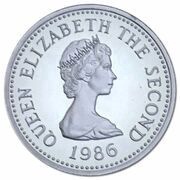 1 Pound - Elizabeth II Grouville; Silver Proof obverse image