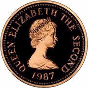 1 Pound - Elizabeth II St. Martin; Gold Proof obverse image