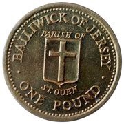 1 Pound - Elizabeth II St. Ouen reverse image