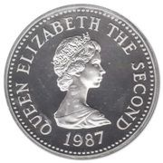 1 Pound - Elizabeth II St. Ouen; Silver Proof obverse image