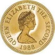 1 Pound - Elizabeth II Trinity; Gold Proof obverse image
