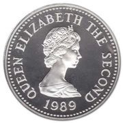 1 Pound - Elizabeth II St. Mary; Silver Proof obverse image