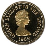1 Pound - Elizabeth II St. Mary; Gold Proof obverse image