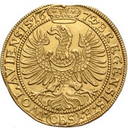 2 Ducats - Christian Brieg, Bohemia, 1666-1672 reverse image