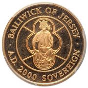 1 Sovereign - Elizabeth II William I, United Kingdom, 2000 reverse image