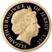 1 Pound - Elizabeth II Coronation Jubilee; Gold Proof obverse image