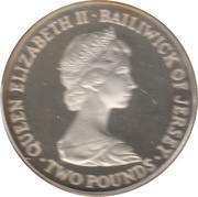 2 Pounds - Elizabeth II Royal Wedding; Silver Proof obverse image