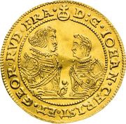 3 Ducats - Johann Christian and Georg Rudolf obverse image