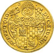 3 Ducats - Johann Christian and Georg Rudolf, Bohemia, 1610-1613 reverse image