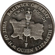 2 Pounds - Elizabeth II Royal Visit, United Kingdom, 1989 reverse image