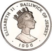 2 Pounds - Elizabeth II Queen's 70th Birthday; Silver Proof obverse image