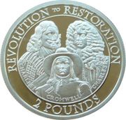 2 Pounds - Elizabeth II Revolution to Restoration, United Kingdom, 2010 reverse image
