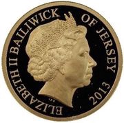 2 Pounds - Elizabeth II Coronation Jubilee; Gold Proof obverse image