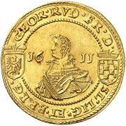 4 Ducats - Johann Christian and Georg Rudolf, Bohemia, 1611 reverse image