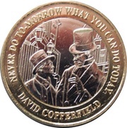 2 Pounds - Elizabeth II David Copperfield, United Kingdom, 2020 reverse image