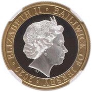 2 Pounds - Elizabeth II 80th Anniversary of the Battle of Britain; Silver Proof obverse image