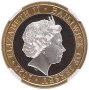 2 Pounds - Elizabeth II 80th Anniversary of the Battle of Britain; Silver Proof obverse image