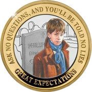 2 Pounds - Elizabeth II Great Expectations; Silver Proof, United Kingdom, 2020 reverse image
