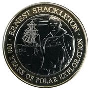 2 Pounds - Elizabeth II Imperial Trans-Antarctic Expedition, United Kingdom, 2021 reverse image