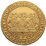 4 Ducats - Georg III, Ludwig IV and Christian obverse image