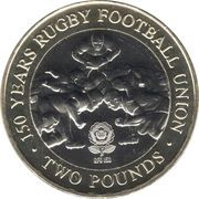 2 Pounds - Elizabeth II Scrum, United Kingdom, 2021 reverse image