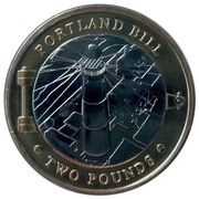 2 Pounds - Elizabeth II Robert Stevenson - Portland Bill, United Kingdom, 2022 reverse image