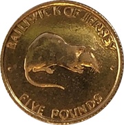 5 Pounds - Elizabeth II Silver Wedding, United Kingdom, 1972 reverse image
