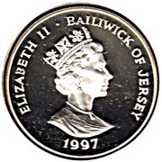 5 Pounds - Elizabeth II Golden Wedding; Silver obverse image