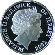 5 Pounds - Elizabeth II Queen Mother; Silver Proof obverse image