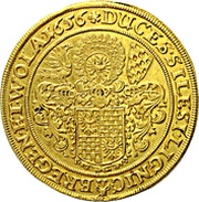 5 Ducats - Georg III, Ludwig IV and Christian, Bohemia, 1656-1659 reverse image