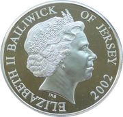 5 Pounds - Elizabeth II Duke of Wellington; Silver Proof obverse image