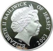 5 Pounds - Elizabeth II Sovereign of the Seas; Silver Proof obverse image