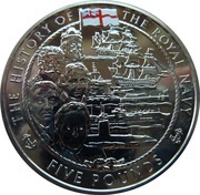 5 Pounds - Elizabeth II Royal Navy, United Kingdom, 2003 reverse image