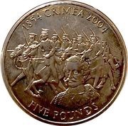 5 Pounds - Elizabeth II Crimean War, United Kingdom, 2004 reverse image