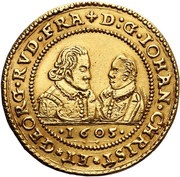 6 Ducats - Johann Christian and Georg Rudolf obverse image