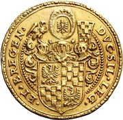 6 Ducats - Johann Christian and Georg Rudolf, Bohemia, 1605 reverse image