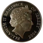 5 Pounds - Elizabeth II Driver and Fireman; Silver Proof obverse image