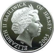 5 Pounds - Elizabeth II Andrew Cunningham; Silver Proof obverse image