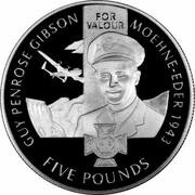 5 Pounds - Elizabeth II Guy Penrose Gibson, United Kingdom, 2006 reverse image
