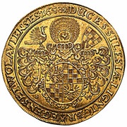 10 Ducats - Georg III, Ludwig IV and Christian Brieg, Bohemia, 1658 reverse image