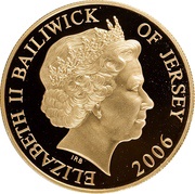 5 Pounds - Elizabeth II Queen's 80th birthday; Gold Proof issue obverse image