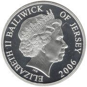 5 Pounds - Elizabeth II 80th Birthday Queen Elizabeth II; Silver proof obverse image