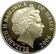 5 Pounds - Elizabeth II Flying Scotsman; Silver Proof Gold Plated obverse image