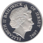 5 Pounds - Elizabeth II Diamond Wedding - Arrival at Westminster Abbey; Silver Proof obverse image