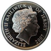 5 Pounds - Elizabeth II Diamond Wedding - Wedding Cake; Silver Proof obverse image