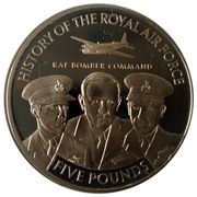 5 Pounds - Elizabeth II RAF Bomber Command, United Kingdom, 2008 reverse image