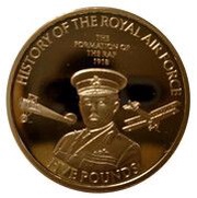 5 Pounds - Elizabeth II Formation of the RAF, United Kingdom, 2008 reverse image