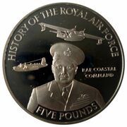5 Pounds - Elizabeth II RAF Coastal Command, United Kingdom, 2008 reverse image